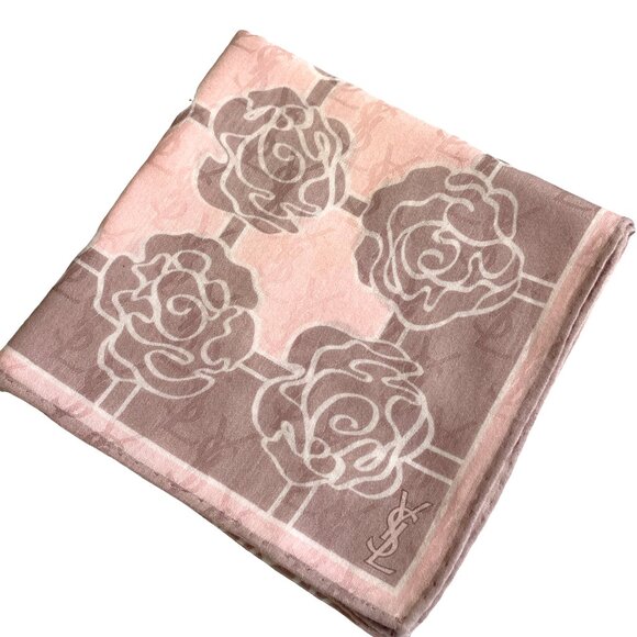 Yves Saint Laurent Vintage Scarf - Picture 1 of 11